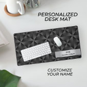 Design géométrique moderne 3D dégradé noir diamant