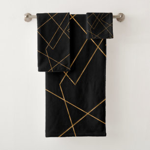Design géométrique moderne Gold & Black