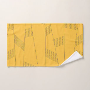 Design graphique abstrait simple, jaune et moderne