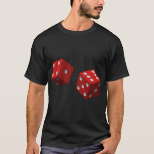 Design graphique T-Shirt avec photo de dés