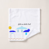 Design grec Ajouter un texte (Gant de toilette)