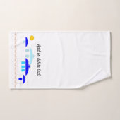 Design grec Ajouter un texte (Serviette à main)