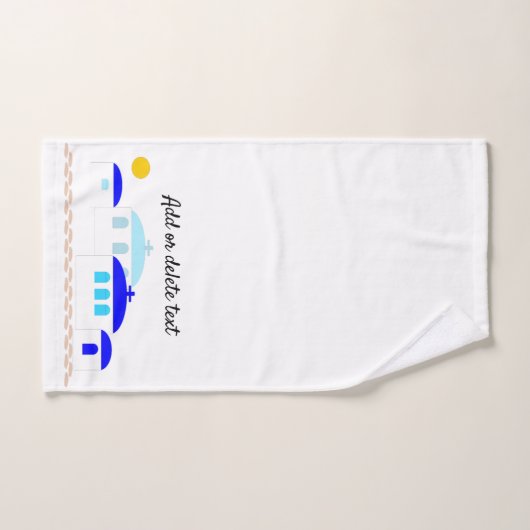 Design grec Ajouter un texte (Serviette à main)