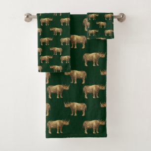 Design Green Gold Rhino