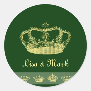 Design - groen ronde sticker