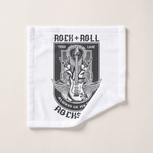 Design Guitar Rock (Gant de toilette)