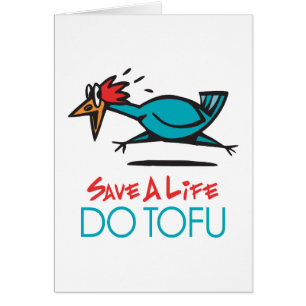 Design humoristique de tofu