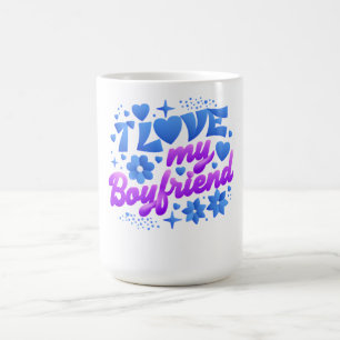 Design - Ik hou van mijn vriend Koffiemok