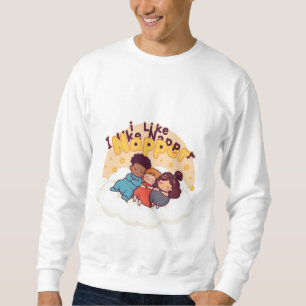 Design ik hou van napper et peut-être 3 personnes trui