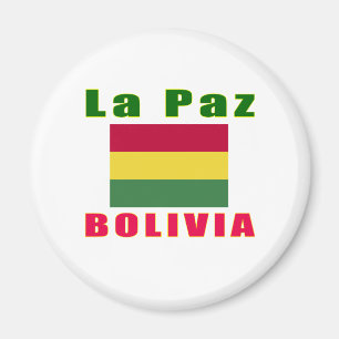 Design in het kapitaal van de Bolivia van La Paz Magneet