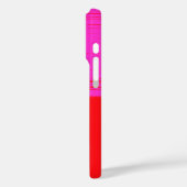 design in roze en rood Case-Mate iPhone case (Achterkant / Links)