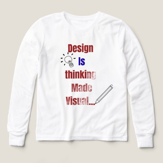 Design Is Thinking Made Visual – Minimal Graphic D (Motif recto)