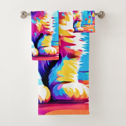 Design Kitten coloré (En situation)
