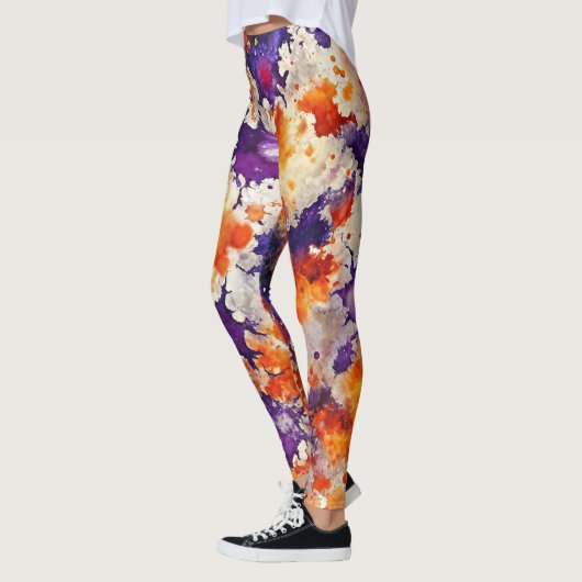 Design-Leggings mit ausgefallenem Muster  Leggings (Links)
