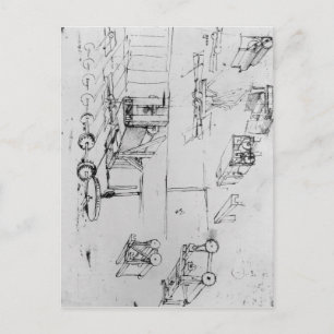 Design machine, fol. 367r-b briefkaart