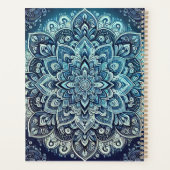 Design Mandala dégradé bleu (Dos)