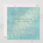 Design marocain - Carte d'invitation (Dos)