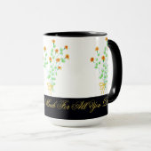 Design Merci tellement de café Mug (Devant droit)