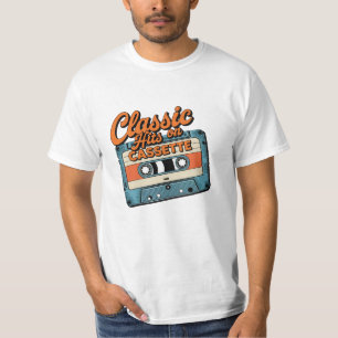  Design met cassettethema T-shirt
