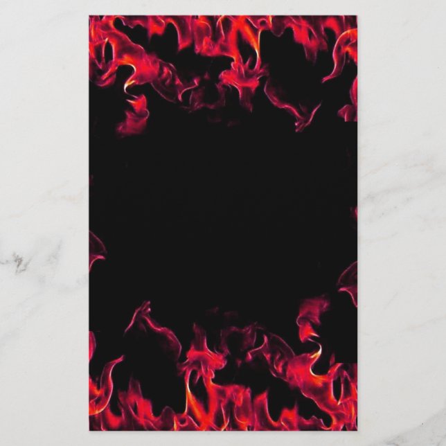 Design met rode warmvlam (Voorkant)