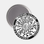 Design mexicain antique - Magnet (Recto/Verso)