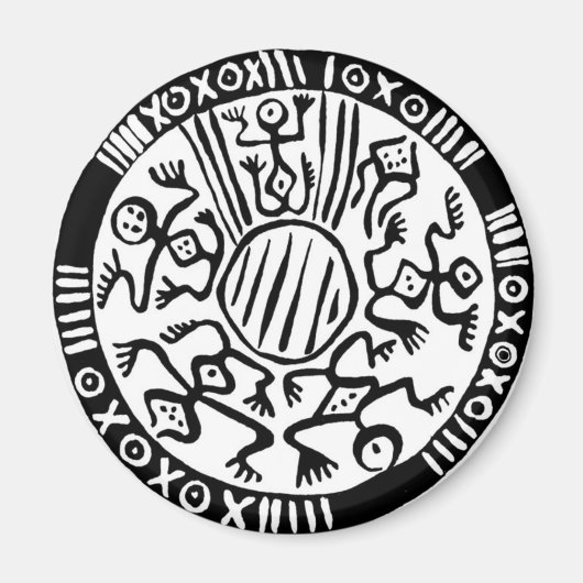 Design mexicain antique - Magnet (Devant)