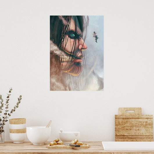 Design Mikasa X Eren Poster (Keuken)