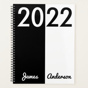 Design minimaliste moderne noir et blanc 2022