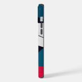 Design moderne abstrait géométrique turquoise, ble (Côté gauche)