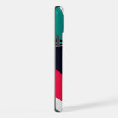 Design moderne abstrait géométrique turquoise, ble (Côté droit)