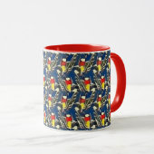 Design moderne abstrait motif 1197 - Mug (Devant droit)