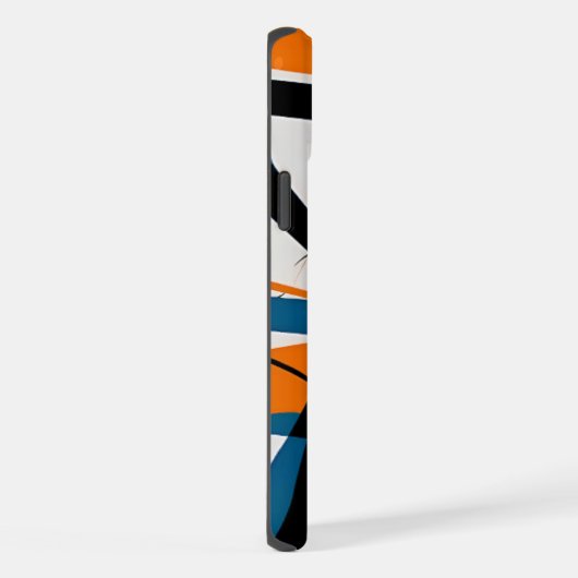 Design moderne abstrait orange noir (Côté droit)