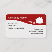 Design moderne Cartes de visite immobiliers (Devant)