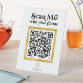 Design moderne Code QR panneau d'entreprise avec l (In SItu)