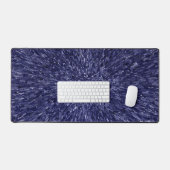 Design moderne et chic en bleu foncé, effet paille (Clavier et souris)