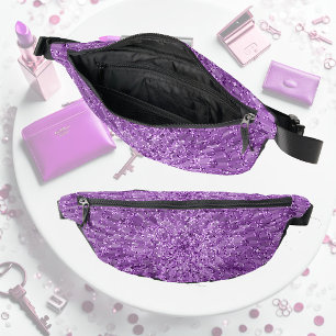 Design moderne et chic en violet avec effet paille