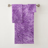 Design moderne et chic en violet avec effet paille (En situation)