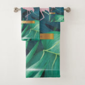 Design moderne, Feuilles Tropical Palm, Rose (En situation)