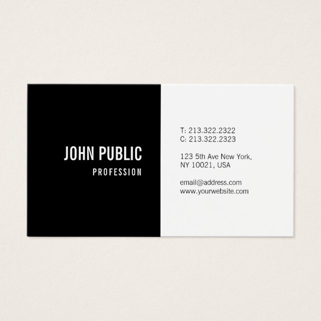 Design moderne minimaliste professionnel gracieux (Devant)