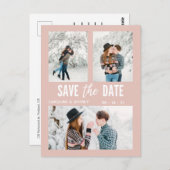 design moderne multi photo enregistrer la carte po (Devant / Derrière)