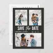 design moderne multi photo enregistrer la carte po (Devant / Derrière)