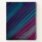 Design moderne personnalisé Carnet spiral (Dos)