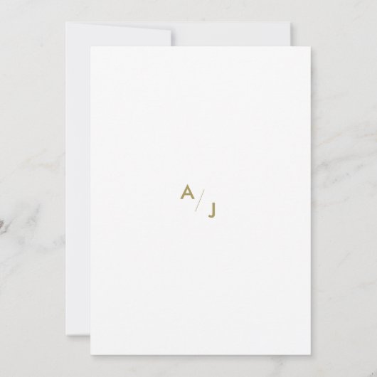 Design moderne photo mariage Enregistrer la carte  (Dos)