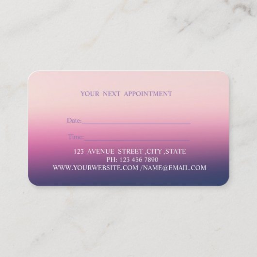 Design moderne, Rendez-vous professionnel (Dos)