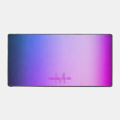 Design moderne rose métal brossé Monogramme (Recto)