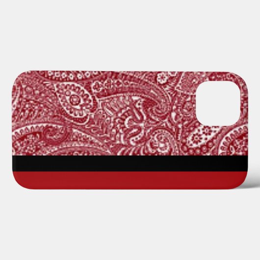 Design moderne Rouge Mini coque ipad (Verso (horizontal))