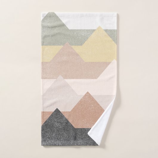 Design montagnard Abstrait (Serviette à main)