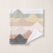 Design montagnard Abstrait (Gant de toilette)