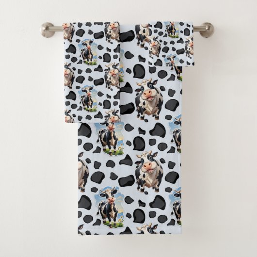 Design Motif animal de vache (En situation)