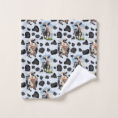 Design Motif animal de vache (Gant de toilette)